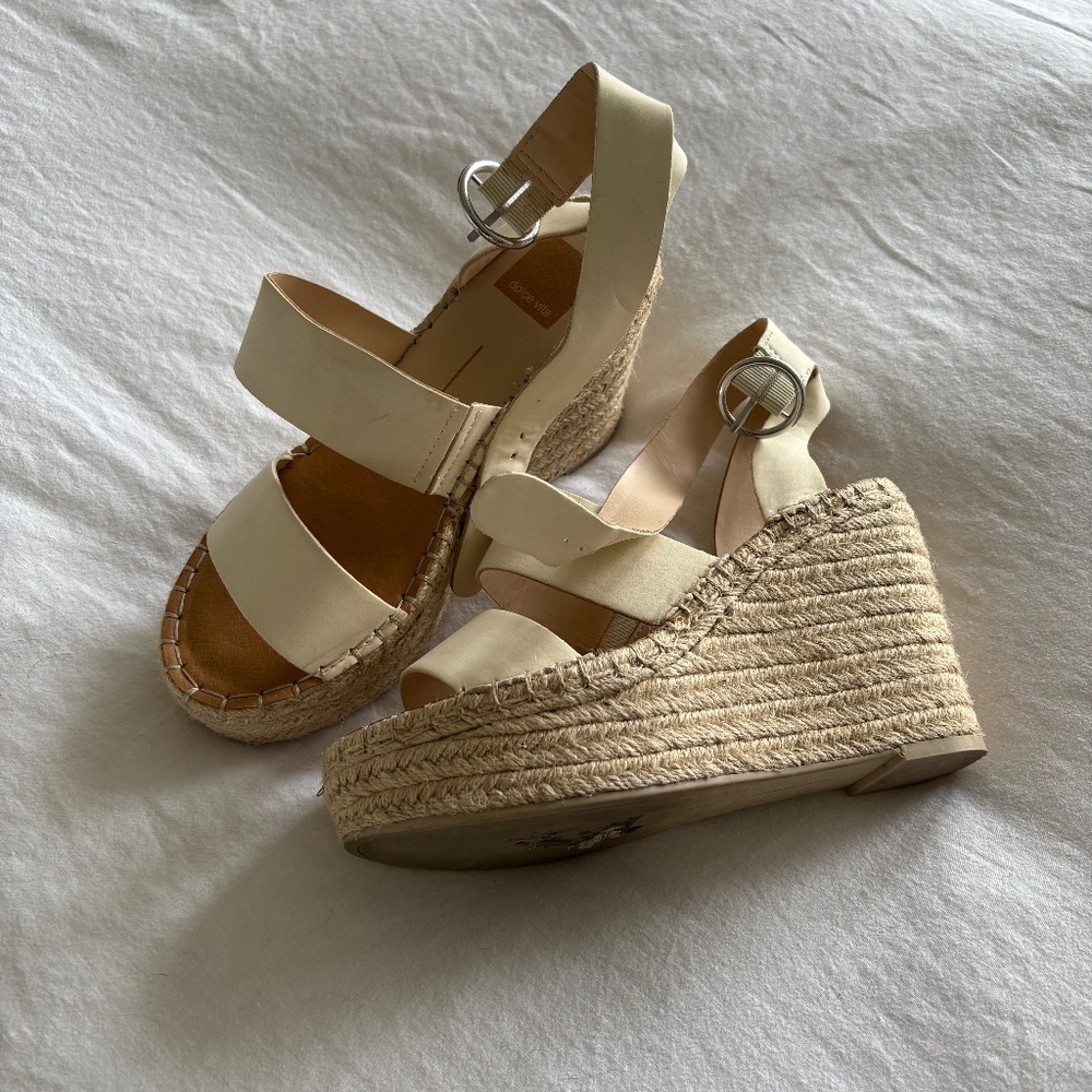 Dolce Vita Cream Wedges